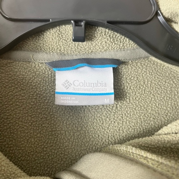 Columbia Women’s Fleece Lined Hooded Zip Up Jacket Green Size Medium Outdoor - Picture 5 of 8